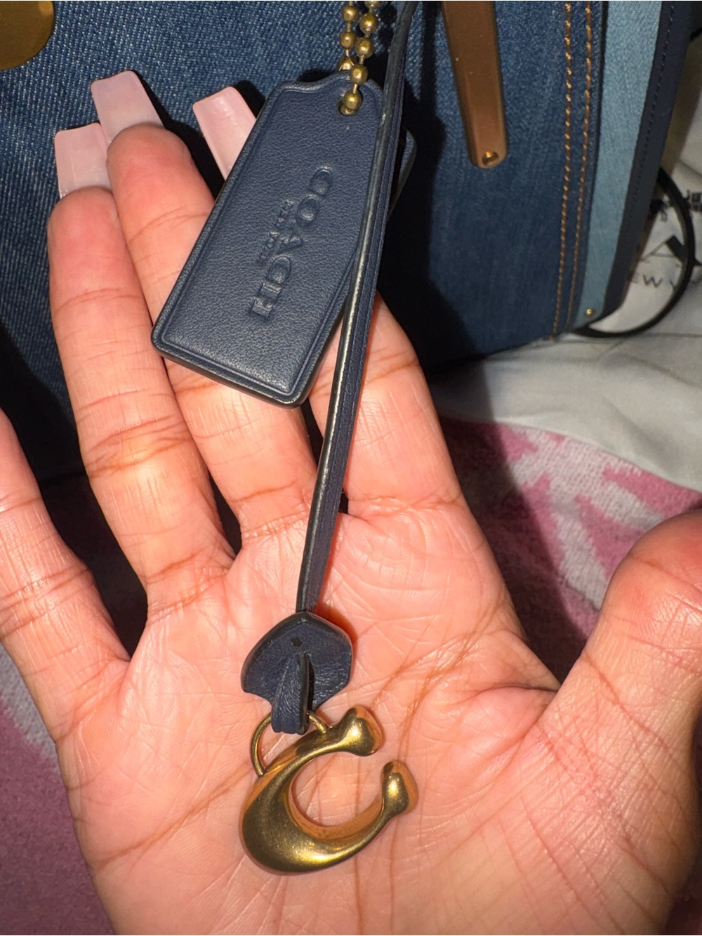 Coach Dreamer 36, Blue Denim Colorblock - Picture 10 of 13